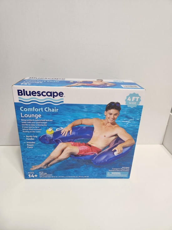 Bluescape Other - Bluescape Comfort Chair Lounge - Blue Inflatable Pool Seat chair